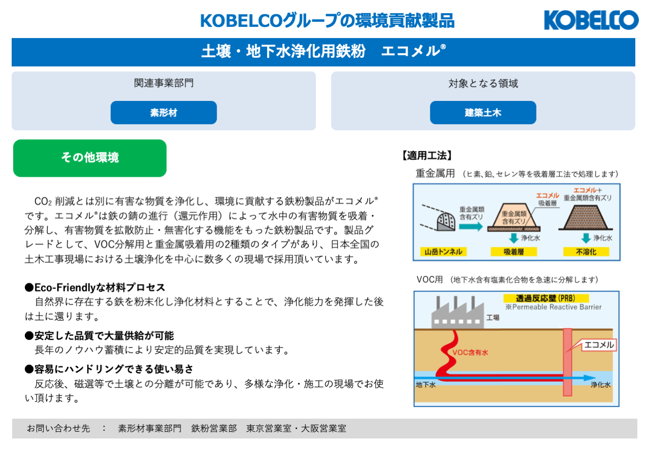 環境鉄粉　エコメル®